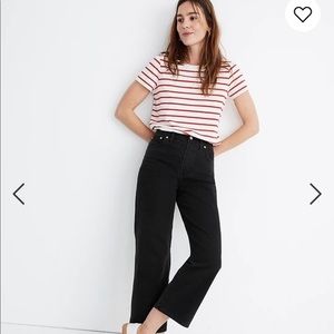 Madewell Slim Wide Leg Crop Jeans